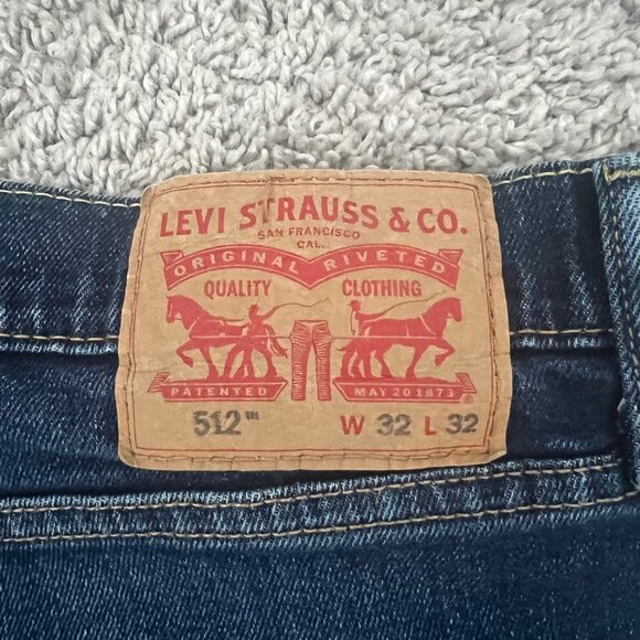 Men's Levi's Denim Jeans 512 W32 L32 - Picture 3 of 3